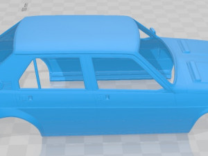 alfa romeo giulietta 1977 printable body car 3D Baskı Modeli