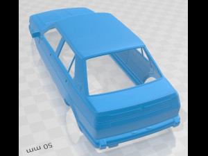 alfa romeo giulietta 1977 printable body car 3D Baskı Modeli