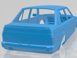 alfa romeo giulietta 1977 printable body car 3D Baskı Modeli