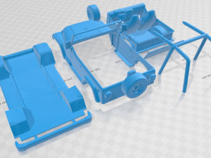 jeep wrangler tj 1997 printable car 3D Print Model