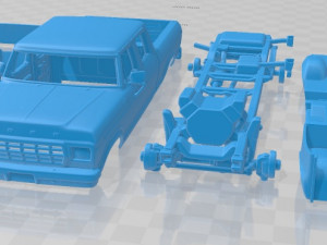 f 250 series 1978 printable car 3D 프린트 모델