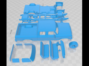 f 250 series 1978 printable car 3D प्रिंट मॉडल