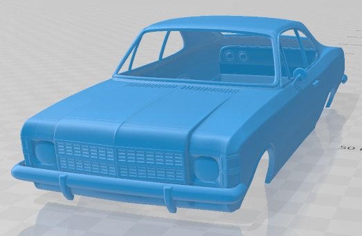 chevrolet opala 1978 printable body car 3D 프린트 모델 .c4d .max .obj .3ds .fbx .stl .blend