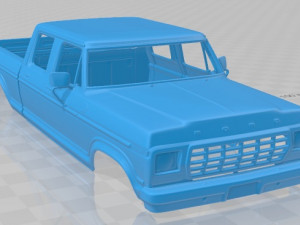 f 250 series 1978 printable body car 3D Print Model