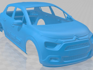 citroen c3 2020 printable body car 3Dプリントモデル