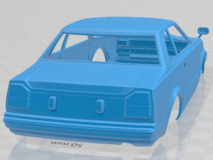 honda prelude 1978 printable body car 3D प्रिंट मॉडल