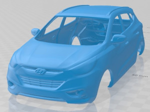 hyundai ix35 2011 printable body car 3D Print Model