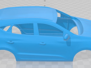 hyundai ix35 2011 printable body car 3D Baskı Modeli