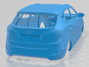 hyundai ix35 2011 printable body car 3D Baskı Modeli