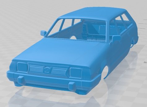 subaru leone estate 1978 printable body car 3D Принт Модель .c4d .max .obj .3ds .fbx .stl .blend 