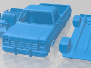 chevrolet scottsdale single cab 1979 printable car 3D Print Model