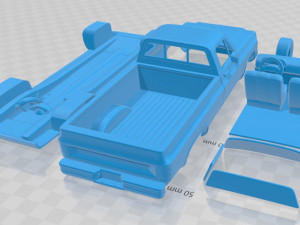 chevrolet scottsdale single cab 1979 printable car Modelo de Impressão 3D