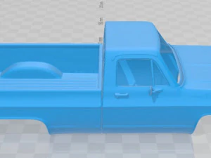 chevrolet scottsdale single cab 1979 printable body car 3D Print Model