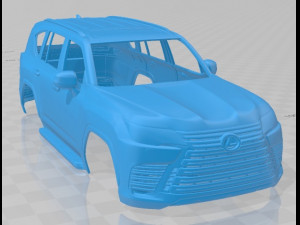 lexus lx600 2022 printable body car 3D Принт Модель