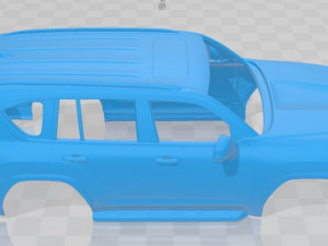 lexus lx600 2022 printable body car 3D Принт Модель