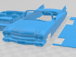 cadillac el dorado 1959 printable car Modelo de Impressão 3D
