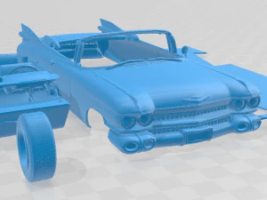 cadillac el dorado 1959 printable car 3D Print Model