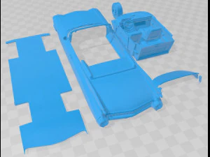 cadillac el dorado 1959 printable car 3D Print Model