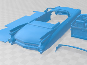cadillac el dorado 1959 printable car 3D Принт Модель