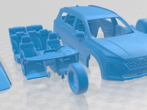 hyundai santafe 2019 printable car Modelo de impresión 3D