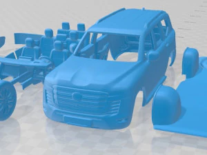 Toyota land cruiser 300 2022 printable car 3D Print Model