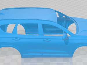hyundai santafe 2019 printable body car 3D 打印模型