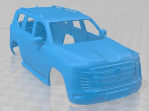 toyota land cruiser 300 2022 printable body car 3D Print Model