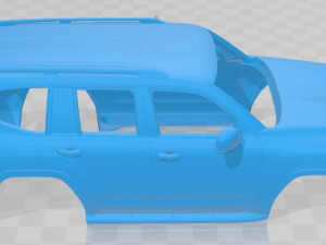 toyota land cruiser 300 2022 printable body car 3Dプリントモデル