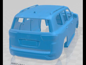 toyota land cruiser 300 2022 printable body car 3D Print Model