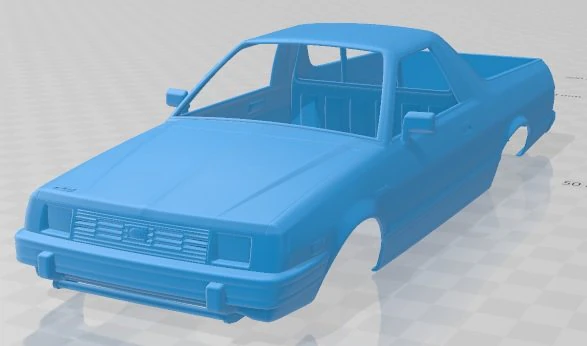subaru brat 1981 printable body car 3D Print Model .c4d .max .obj .3ds .fbx .stl .blend