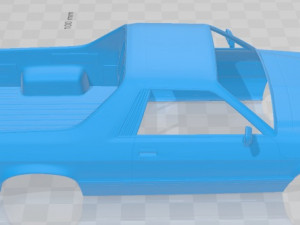 subaru brat 1981 printable body car Modello di stampa 3D