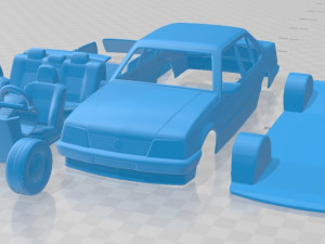 opel ascona sedan 1981 printable car 3D Print Model