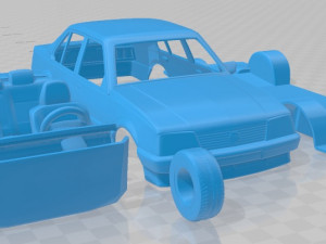 opel ascona sedan 1981 printable car 3D प्रिंट मॉडल