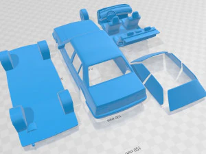opel ascona sedan 1981 printable car 3D Print Model