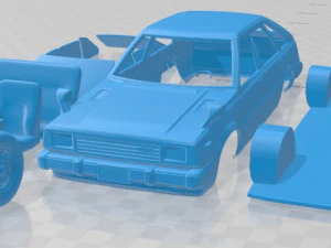 carro para imprimir honda quint 1980 Modelo de Impressão 3D