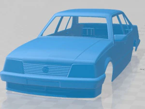 opel ascona sedan 1981 carroceria imprim&iacute;vel Modelo de Impressão 3D