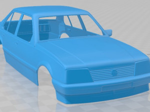 opel ascona sedan 1981 printable body car 3D Print Model