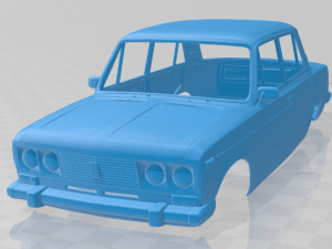 vaz lada 2106 1976 printable body car 3D प्रिंट मॉडल