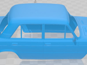 vaz lada 2106 1976 printable body car 3D प्रिंट मॉडल