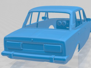 vaz lada 2106 1976 printable body car 3D प्रिंट मॉडल