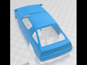 mitsubishi starion turbo gsr iii 1982 printable body car 3D Print Model