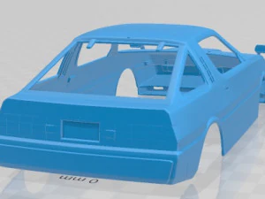 mitsubishi starion turbo gsr iii 1982 printable body car 3D Print Model