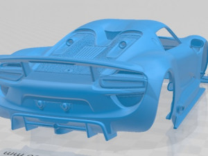 porsche 918 spyder chimera printable body car 3D प्रिंट मॉडल