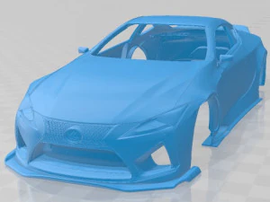 lexus lc 500 printable body car 3D Print Model