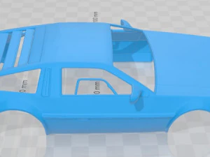 delorean dmc 12 1981 printable body car 3D Print Model