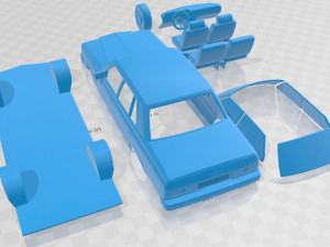 toyota crown s110 super saloon 1982 printable car Modelo de impresión 3D