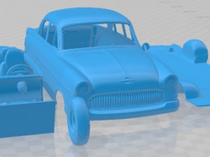 Opel Kapitan MK4 1956 Printable Car Modelo de impresión 3D