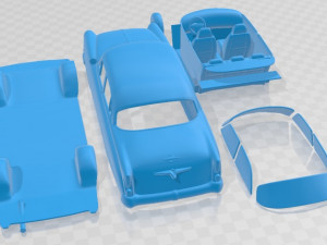 Opel Kapitan MK4 1956 Printable Car Modelo de impresión 3D