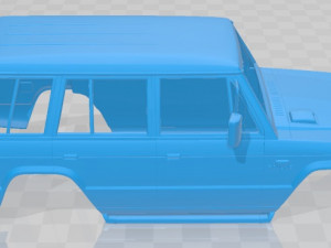 mitsubishi pajero wagon 1983 printable body car 3D Принт Модель