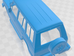 mitsubishi pajero wagon 1983 printable body car 3D Принт Модель